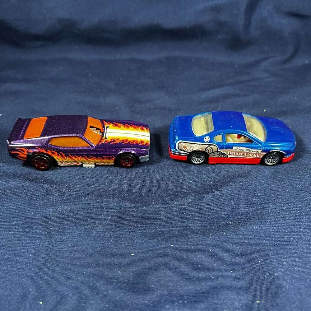 2 Hot Wheels Cars - 1998 Monte Carlo Concept & 2019 71 Mustang - Collection